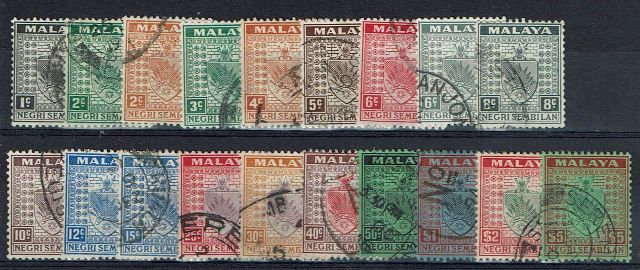 Image of Malayan States ~ Negri Sembilan SG 21/39 FU British Commonwealth Stamp